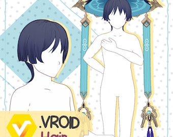 VRoid Hair Preset- Wanderer/Genshin Impact