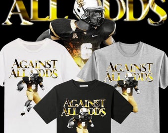 UCF (Rannell Speedy Hall 6) “Against all Odds” custom designed graphic T-shirts/Hoodies (Youth sizes Available)