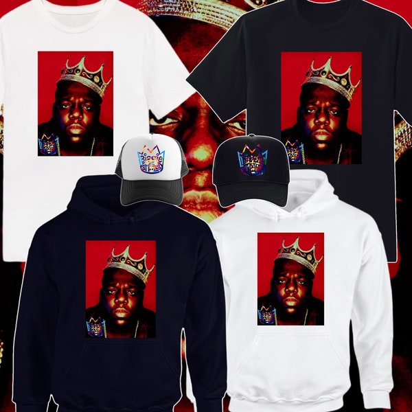 Custom Biggie T-shirts, hoodies, and hats