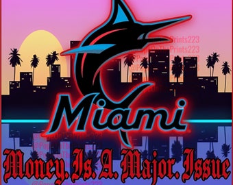 Custom “M.I.A.M.I” (Money Is A Major Issue) Graphic T-Shirts (Adults & Youth Sizes)