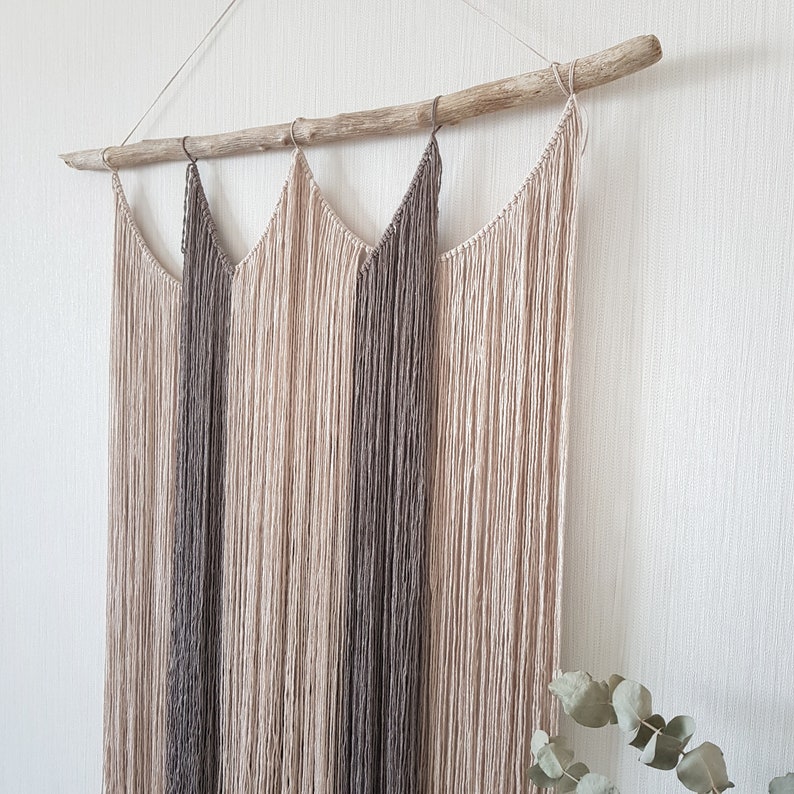 Large Yarn Wall Hanging Macrame Wall Hanging Yarn Wall Art Etsy