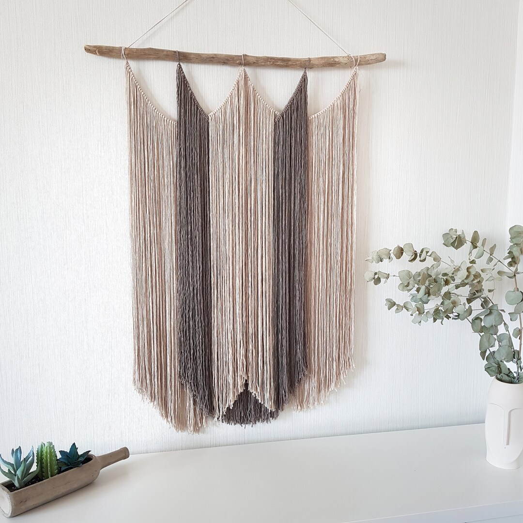 Large Yarn Wall Hanging Macrame Wall Hanging Yarn Wall Art Tapestry