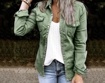green military jacket women