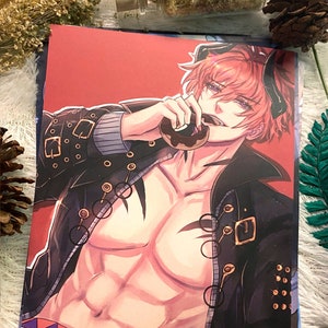 Obey Me Beelzebub Photocard Poster Impression artistique