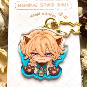Honkai Star Rail Aventurine Jelly Charm ~Adopt a Kitten Series~