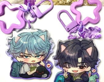 Llavero acrílico de IvanTill de Alien Stage ~Serie Nyanboys de secundaria~