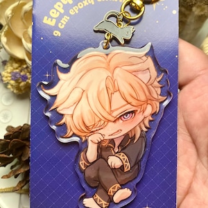 Honkai Star Rail Aventurine HSR Keychain Acrylic Epoxy (Eepy Churin)