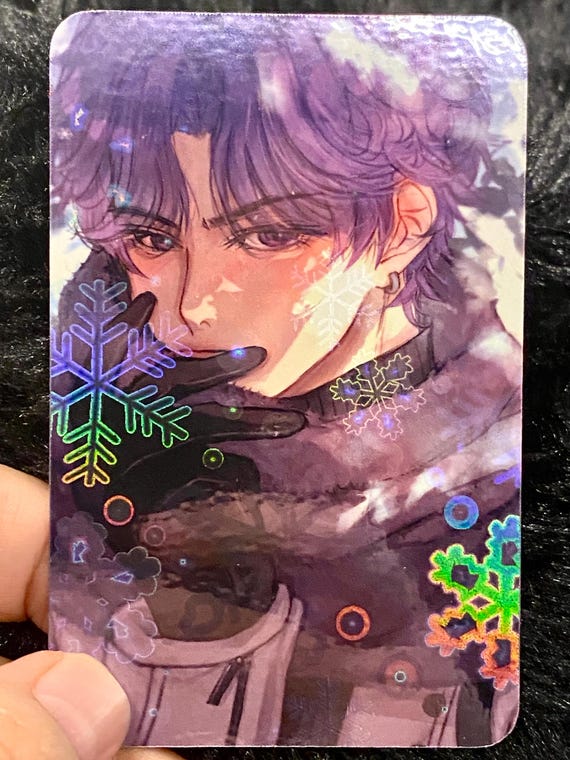 Love and Deepspace Photocard Art Print ~Winter Boyfriend Series~ LADS Sylus Caleb Zayne Rafayel Xavier Photocard