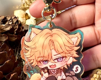 HSR Aventurine Keychain Acrylic ~Highschool Series~ (Hologram version)