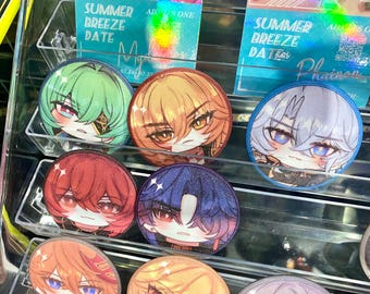 HSR Phainon Mydei Anaxa Button Pin (Amphoreus Edition)