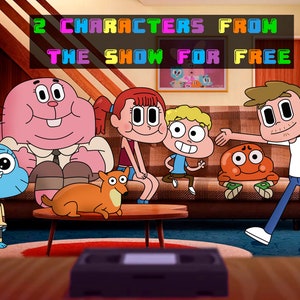 GUMBALL PORTRET - 2 personages uit de show gratis!