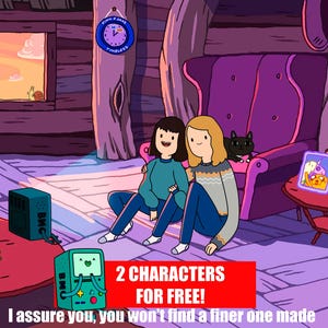 Adventure portrait, BEST PRICE! Custom Adventure Time Portrait | Personalized Cartoon Drawing | Family, Couple Illustration | Gift idea