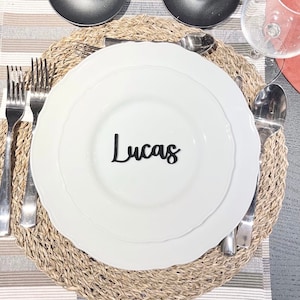 Wedding Place Names | Table Place Names | Party Table Names | Event Place Names | Laser Cut Names | Mirrored Acrylic | Gold | Silver | Wood