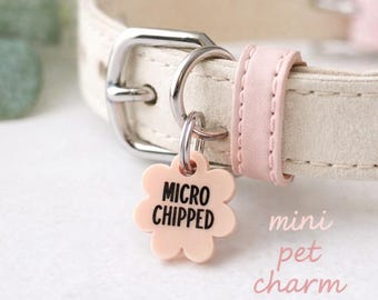 Mini Pet Charm | Microchipped Pet Charm | Microchip | Mini Charms | Dog Charm | Cat Charm | Acrylic | Pet Accessories