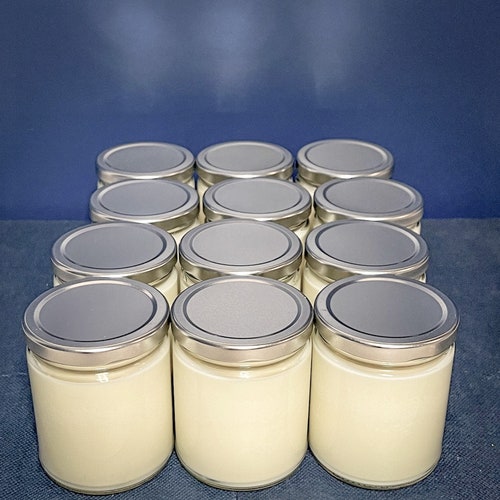 9OZ Bulk Candles Wholesale Gold Lid No Label 12 Pack Wholesale Etsy