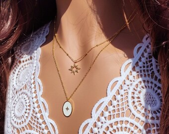 Collier OELIE Gold blanc