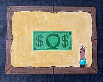 PippinTrips Painting - Me First Dollar!