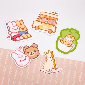 Bunny Vinyl Stickerpack Cozy Feel Kawaii Stationary
