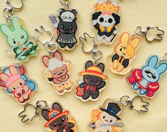 One Piece Bunny Keychain Gift Accessory