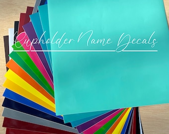 Cupholder Name Decals/Decals/mail truck cupholder/llv cupholder/crv cupholder/post office