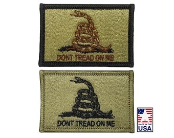 Gadsden Flag OCP Morale Patch | Dont Tread On Me Morale Badge | Made in USA