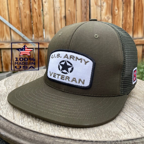 US Army Veteran Cap US Army Veteran Hat US Army Vet Cap Etsy