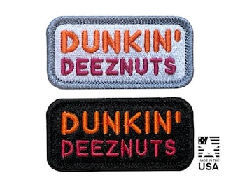 Dunkin' Deeznuts 8" Funny Car Laptop Truck Window Vinyl Decal - Foto 3