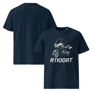 T-shirt BMW R1100 RT | Klassiek toermotorshirt | Bikercadeau | Retro moto-T-shirt | Shirt BMW motorliefhebber