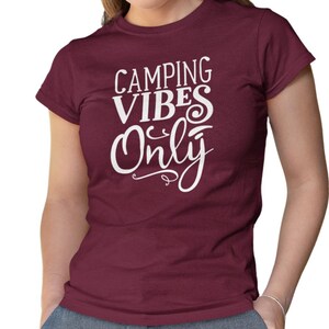 Camping Vibes Only T-Shirt: Outdoor Adventure, Nature Lover Gift