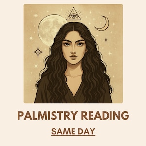 Same Day Palmistry Reading - In Depth Psychic Reading