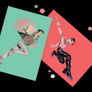 RGG: Kiryu Dragon of Dojima | Majima Mad Dog A5 Prints