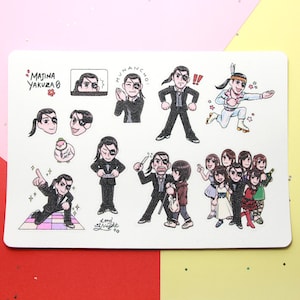 RGG: Y0 Majima Sticker Sheet