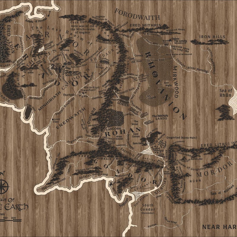 Ring Holder Wooden Map - Etsy