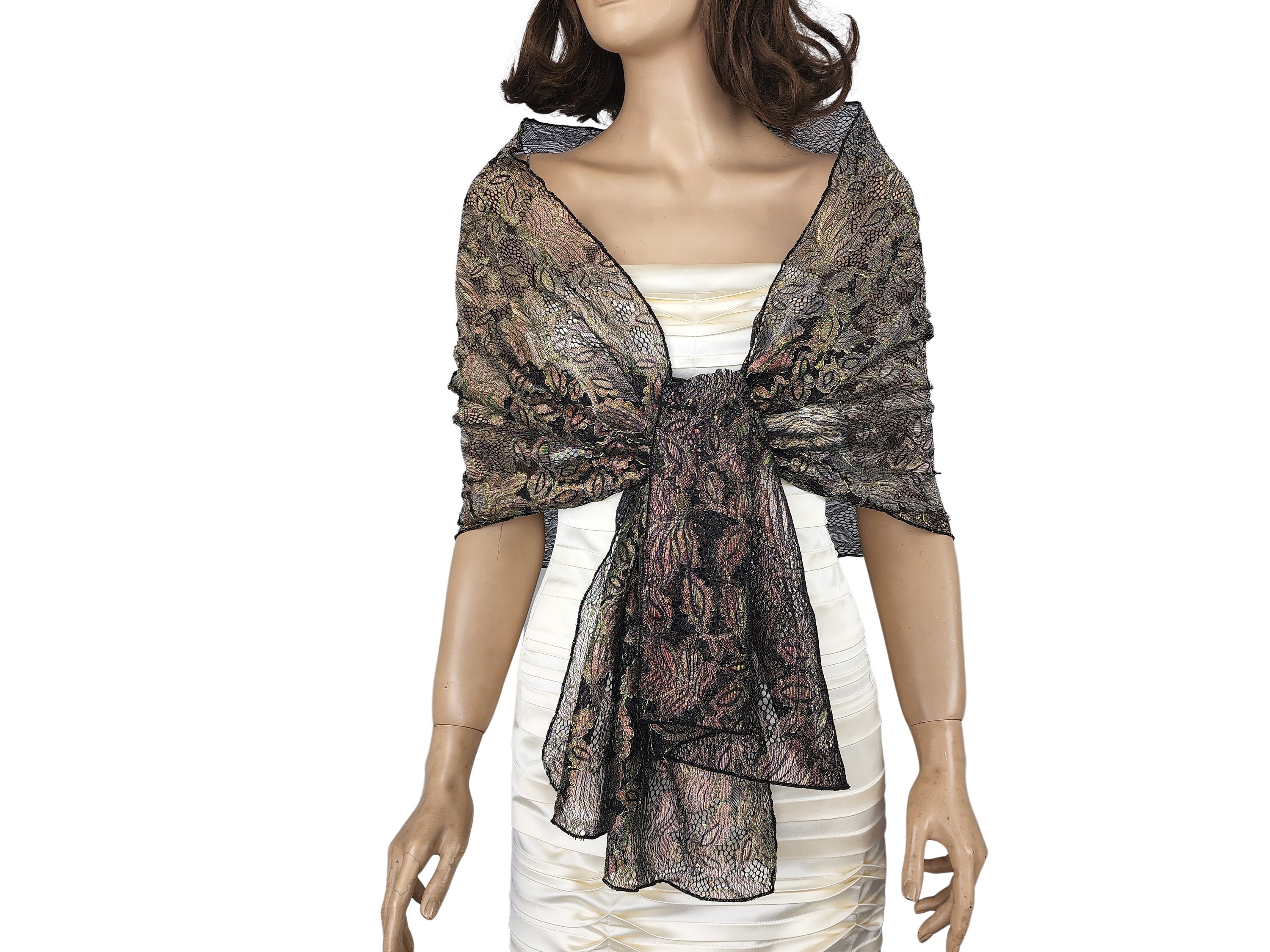 Black Evening Wrap - Etsy