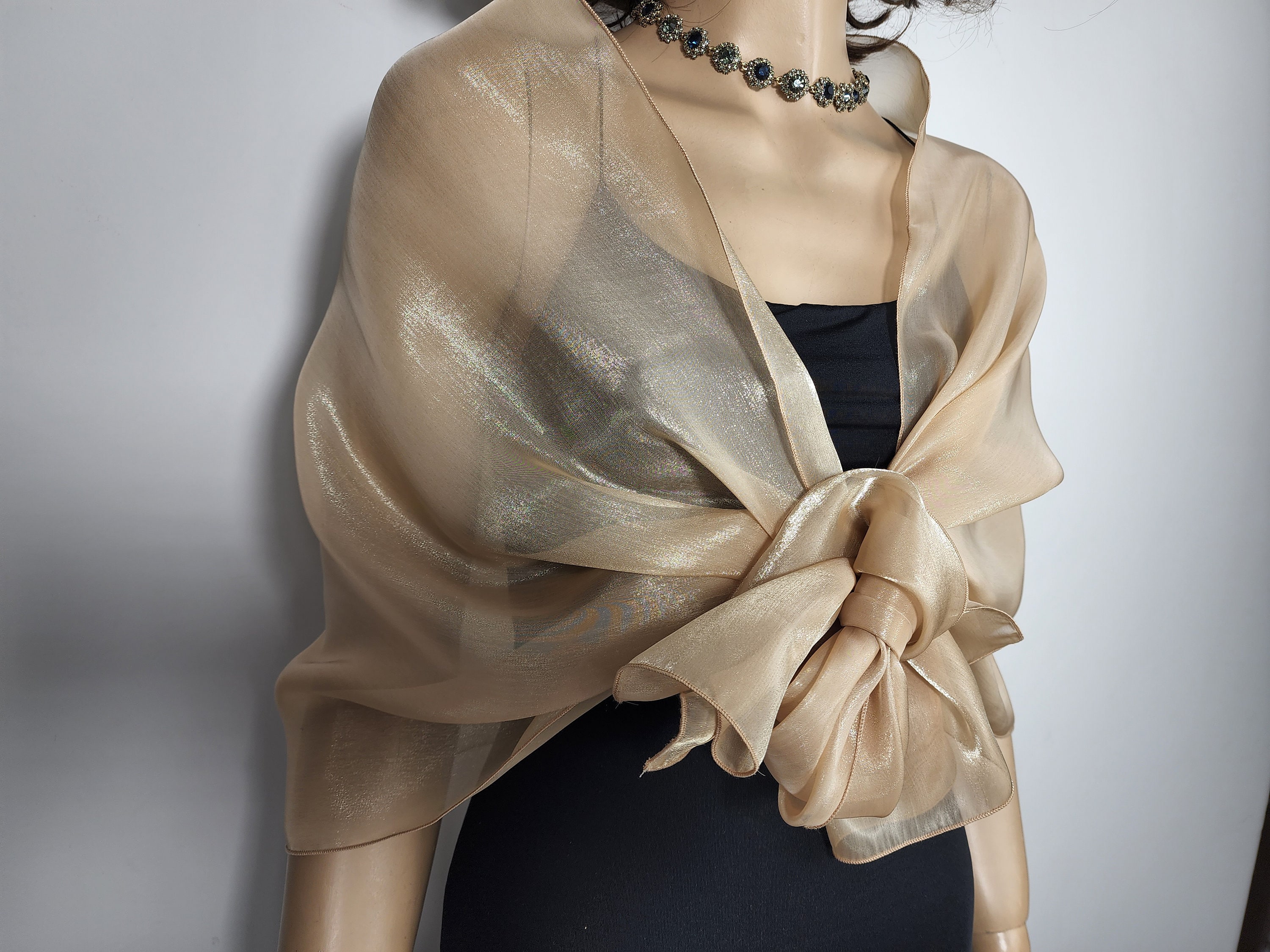 Sheer Rose Gold Evening Wraps - Etsy