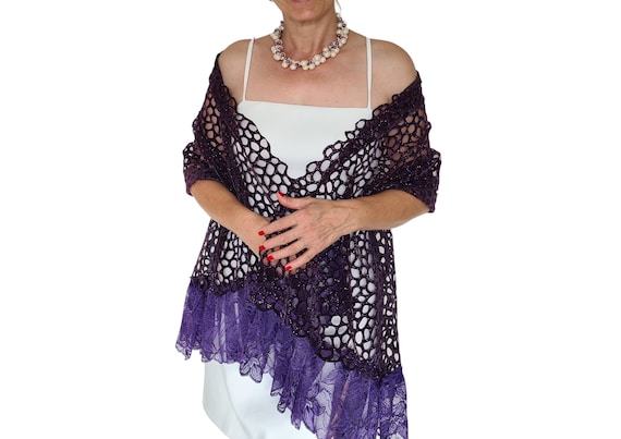 shawl for purple dress Purple Dress Shawl