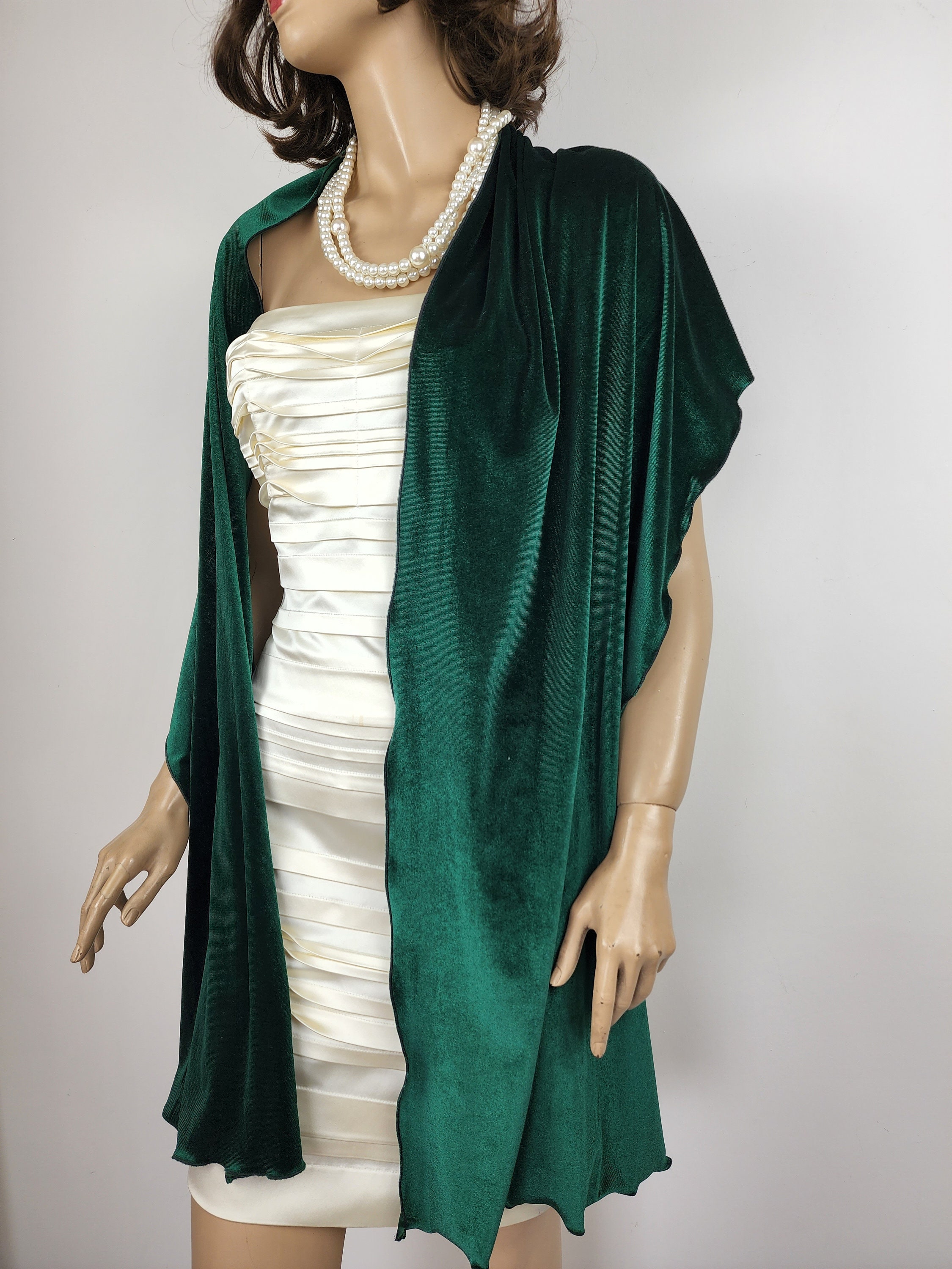 Velvet Green Shawl