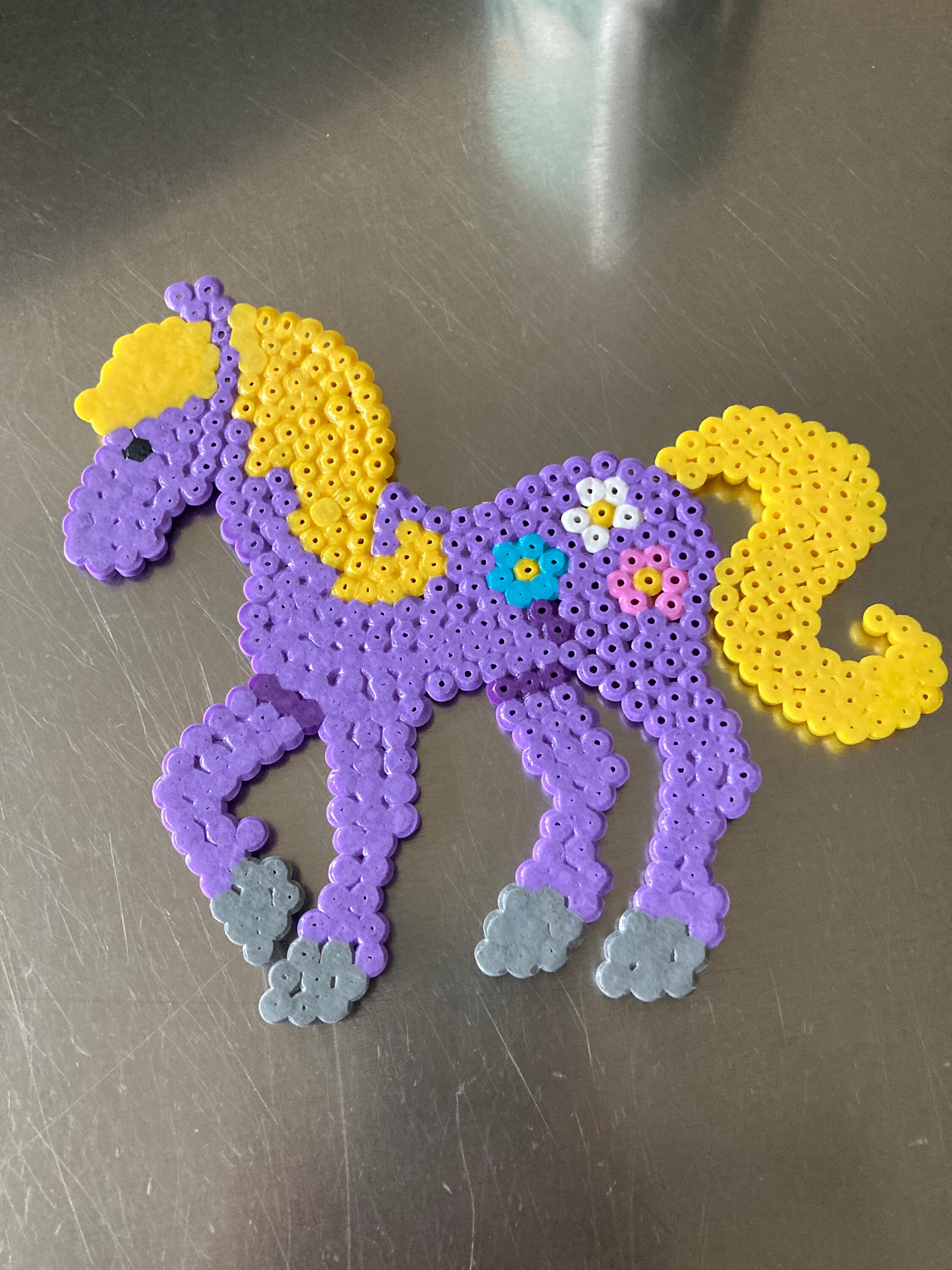 DIY Perler Unicorn Kids Fused Bead Ironing Craft Kit 