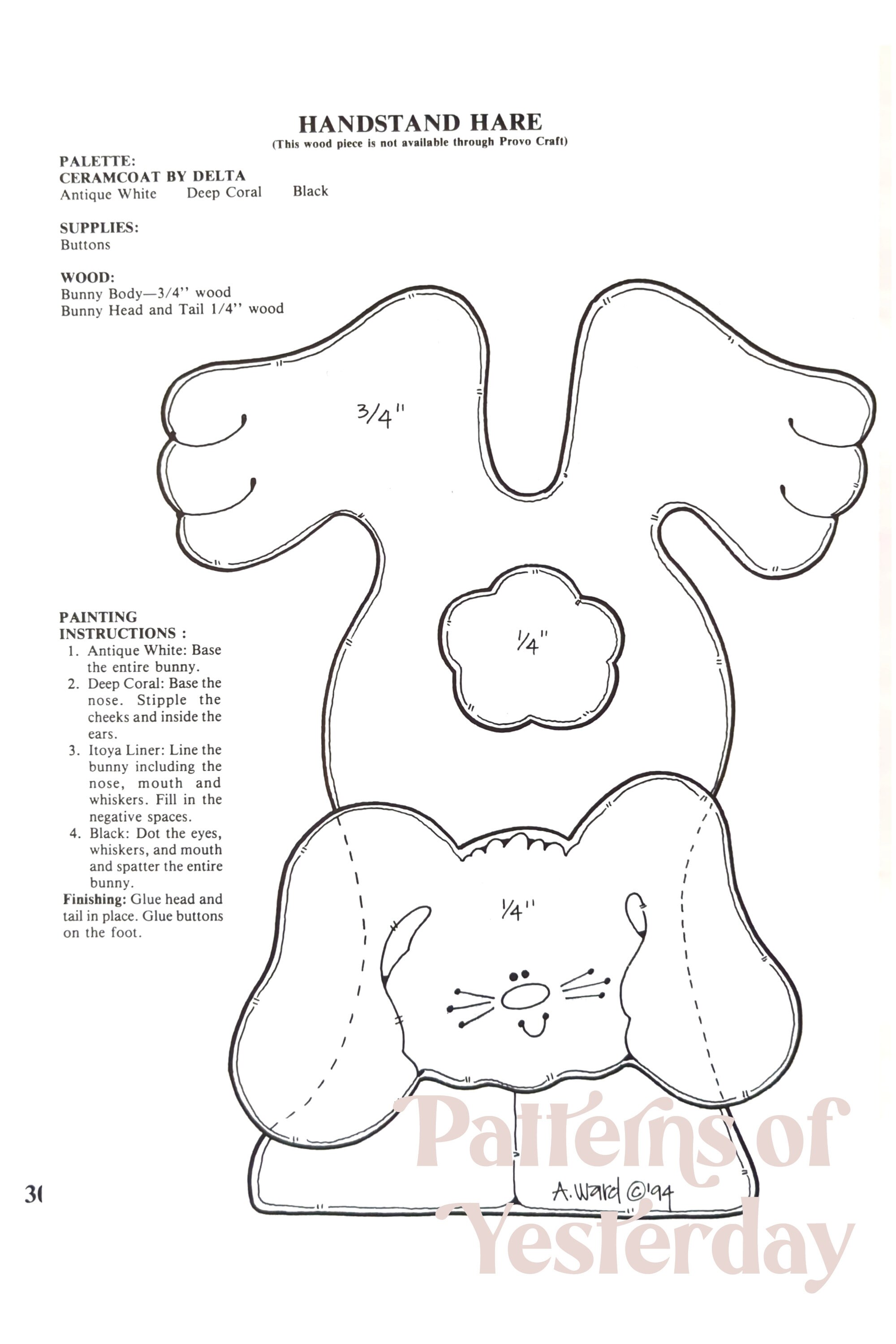 Vintage Spring Wood Craft Patterns instant PDF Digital Download - Etsy