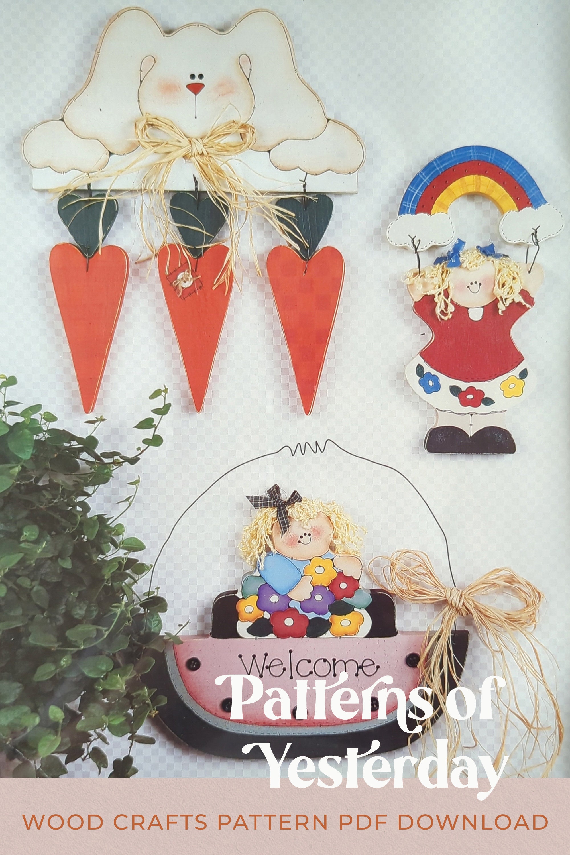 Vintage Spring Wood Craft Patterns instant PDF Digital Download - Etsy