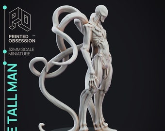 The Tall Man | Cryptids & Skinwalkers | 32mm Scale | Printed Obsession | 3D printed miniature