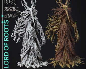Lord Of Roots | Feywild Vs Shadowfell | 32mm Scale | Printed Obsession | 3D printed miniature