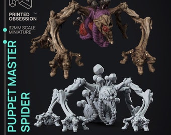 Puppet Master's Spider | The Puppetmaster's Apprentice | 32mm Scale | Printed Obsession | 3D printed miniature
