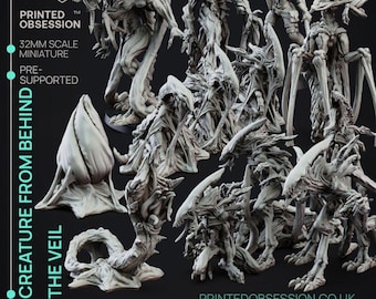 Creatures From Behind The Veil | 32mm Scale | Printed Obsession | 3D printed miniature
