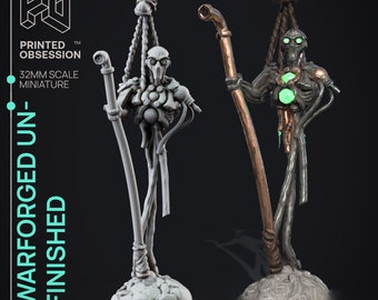 Warforged Assassin - Progression Bundle | 32mm Scale | Printed Obsession | 3D printed miniature