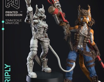 Riply | Creatures from behind the Veil | 32mm Scale | Printed Obsession | 3D printed miniature