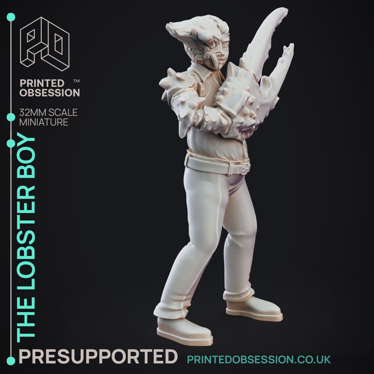 Lobster Boy Circus of Horrors 32mm Scale Printed Etsy