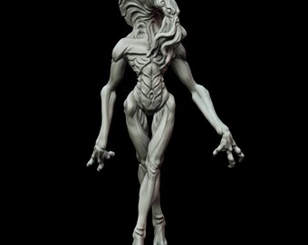 Snakeblood Deceiver | Snakeblood Tribe | 32mm Scale | Printed Obsession | 3D printed miniature