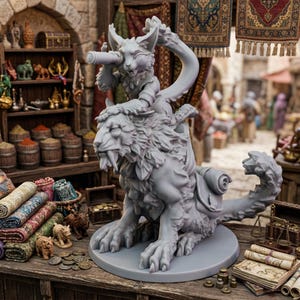 Kottus Handlarz | Kupiec Tabaxi | Karawana Tabaxi | Drukowana Obsesja | Miniatura drukowana w 3D