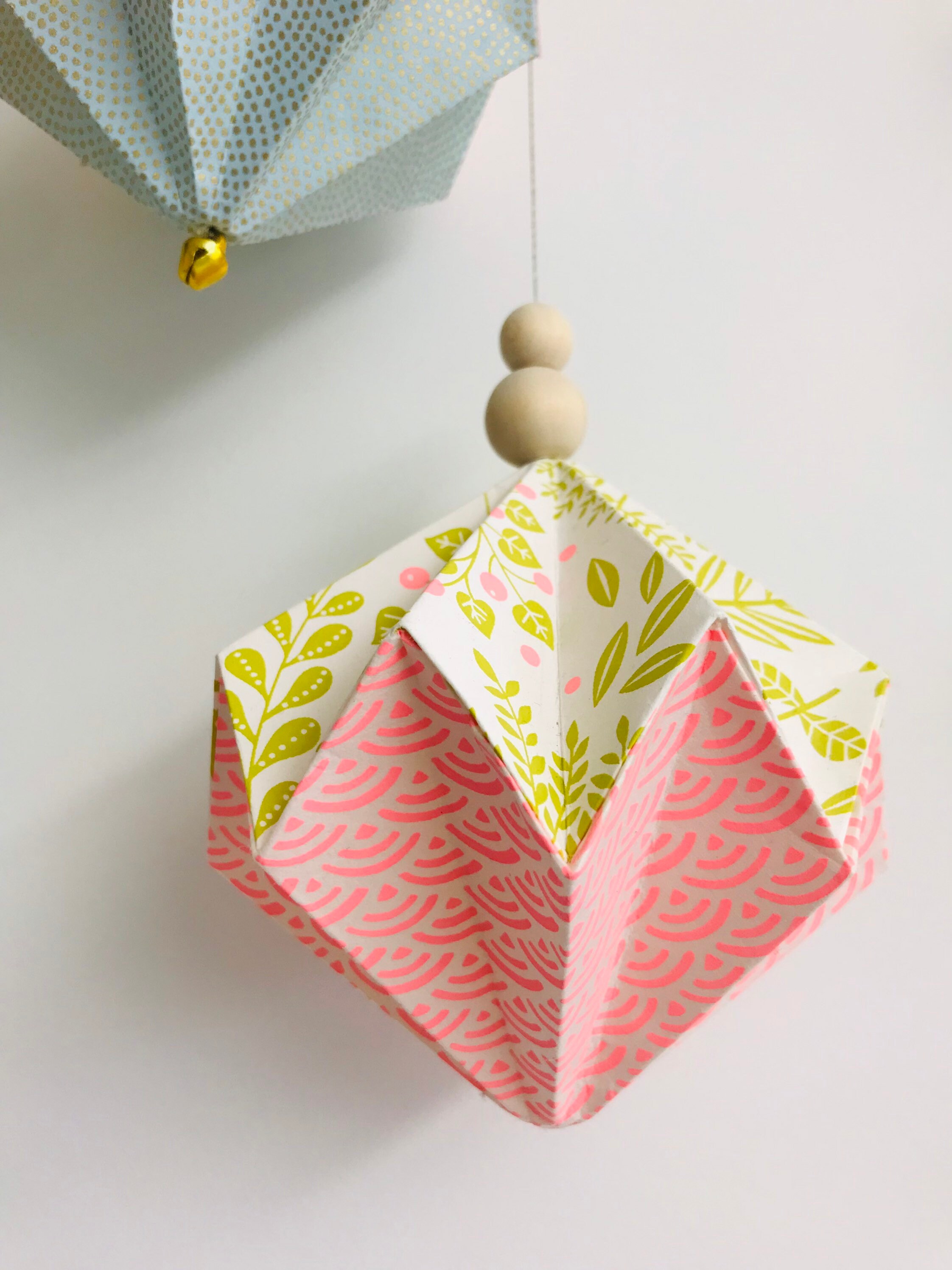 Guirlande Diamant Origami